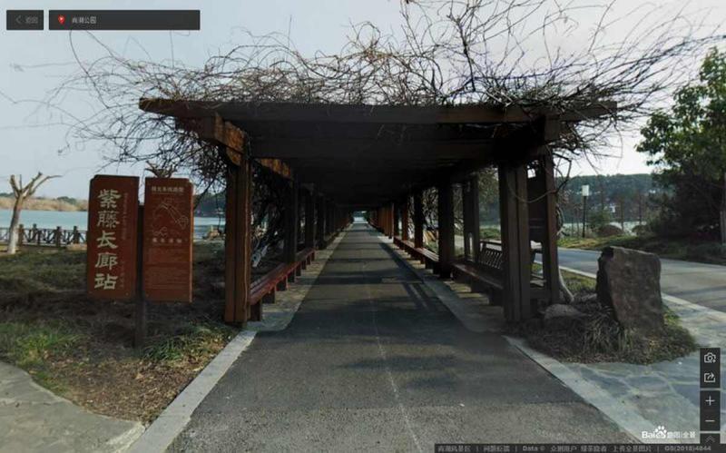 江苏省苏州市沙家浜虞山尚湖旅游区防腐木廊架2289 帖子ID:2244-木图网-木结构之家 www.woodpic.cn