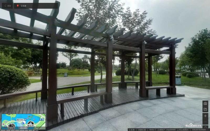 江苏省徐州市云龙湖景区防腐木花架8471 帖子ID:2245-木图网-木结构之家 www.woodpic.cn