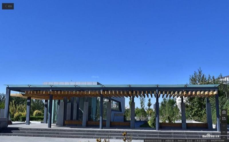 内蒙古二连浩特市奥林匹克文化公园钢木廊架9255 帖子ID:2248-木图网-木结构之家 www.woodpic.cn