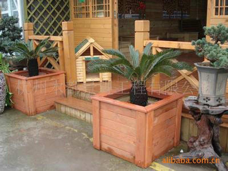 防腐木花箱欣赏十9685 帖子ID:2422-木图网-木结构之家 www.woodpic.cn