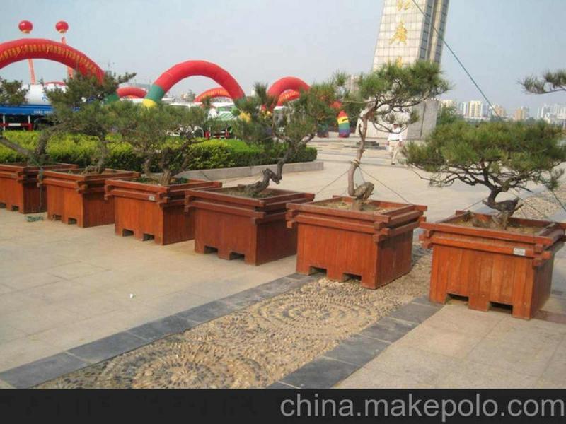 防腐木花箱欣赏二二4729 帖子ID:2434-木图网-木结构之家 www.woodpic.cn
