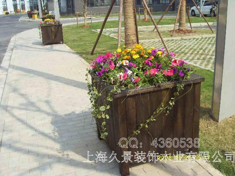 防腐木花箱欣赏二五547 帖子ID:2437-木图网-木结构之家 www.woodpic.cn