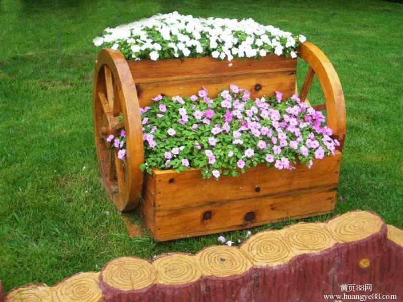 防腐木花箱欣赏二六7006 帖子ID:2438-木图网-木结构之家 www.woodpic.cn