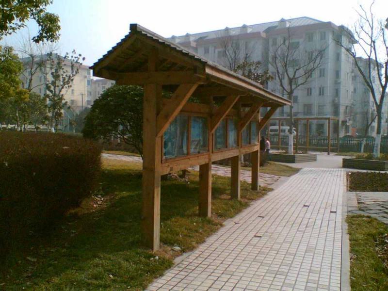 防腐木宣传栏欣赏十一6193 帖子ID:2818-木图网-木结构之家 www.woodpic.cn
