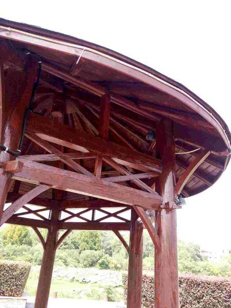 江西国家湿地公园防腐木圆亭3314 帖子ID:2970-木图网-木结构之家 www.woodpic.cn