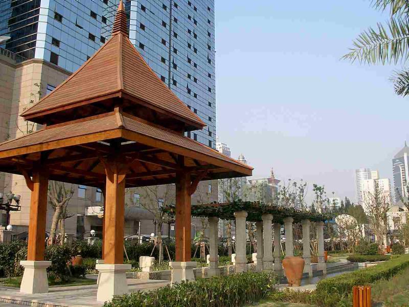 上海陆家嘴高档小区泰式凉亭4000 帖子ID:2971-木图网-木结构之家 www.woodpic.cn
