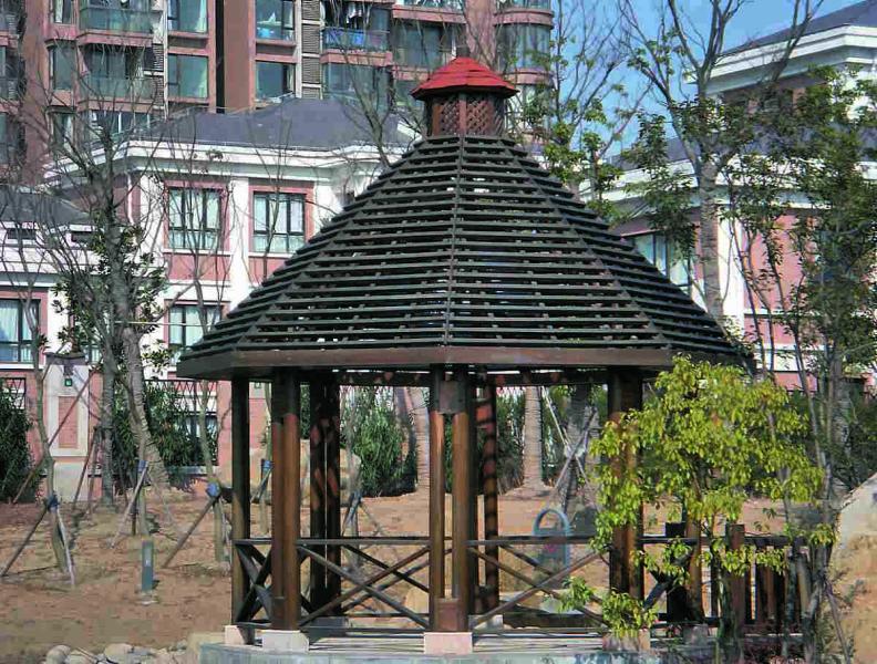 上海某别墅硬木景观亭1358 帖子ID:2973-木图网-木结构之家 www.woodpic.cn