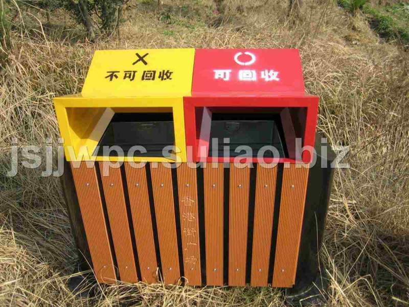 防腐木垃圾桶欣赏四3499 帖子ID:2880-木图网-木结构之家 www.woodpic.cn