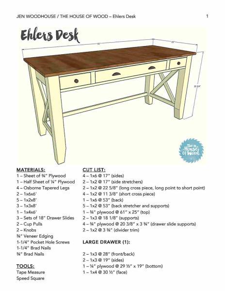 三抽屉简易桌子DIY1361 帖子ID:2913-木图网-木结构之家 www.woodpic.cn