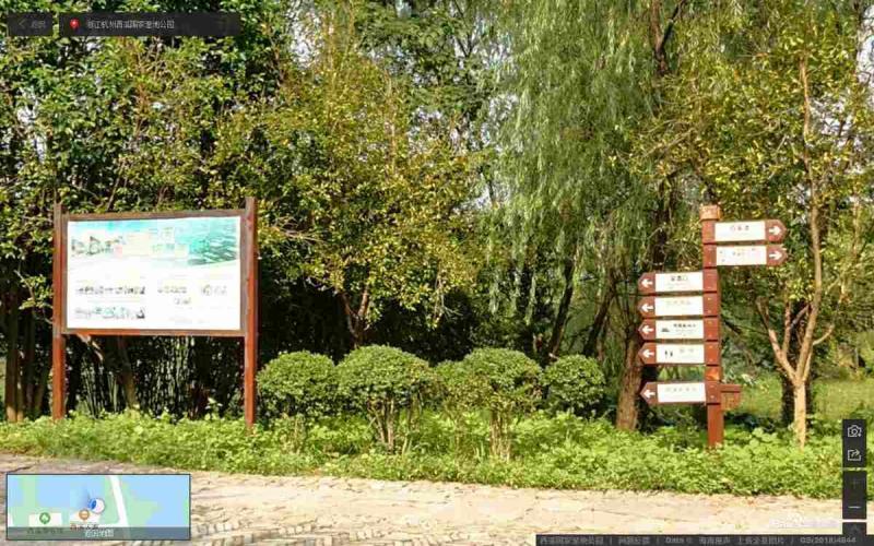 浙江杭州西溪国家湿地公园指示牌464 帖子ID:3068-木图网-木结构之家 www.woodpic.cn