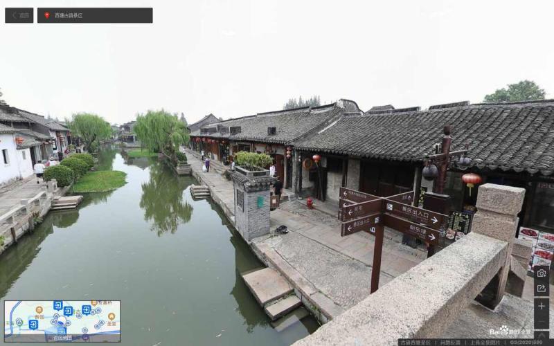 浙江省嘉兴市西塘古镇旅游景区标示牌6349 帖子ID:3071-木图网-木结构之家 www.woodpic.cn