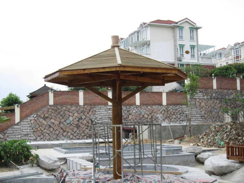 防腐木景观单亭2053 帖子ID:764-木图网-木结构之家 www.woodpic.cn