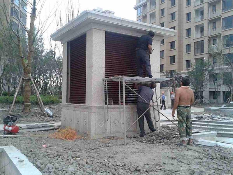户外木百叶施工安装组图7109 帖子ID:3000-木图网-木结构之家 www.woodpic.cn