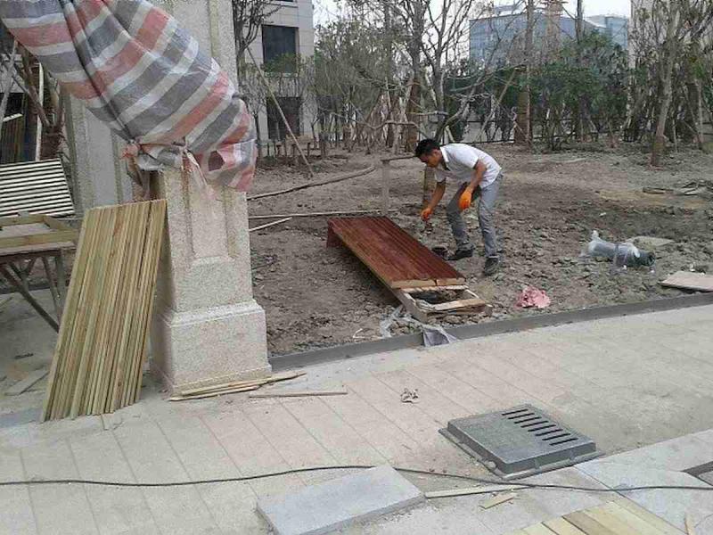 户外木百叶施工安装组图3461 帖子ID:3000-木图网-木结构之家 www.woodpic.cn