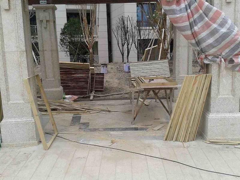 户外木百叶施工安装组图9490 帖子ID:3000-木图网-木结构之家 www.woodpic.cn