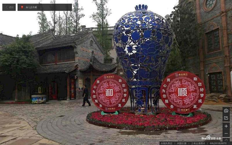 山东省枣庄市台儿庄古城景区景观小品748 帖子ID:3222-木图网-木结构之家 www.woodpic.cn