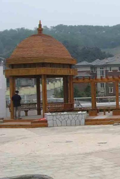 防腐木景观圆亭9290 帖子ID:861-木图网-木结构之家 www.woodpic.cn