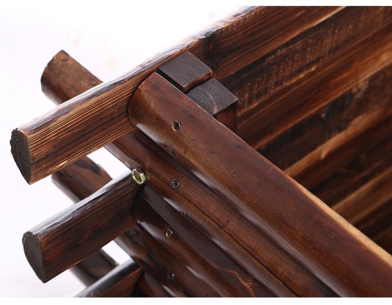 防腐木半圆木花箱2822 帖子ID:932-木图网-木结构之家 www.woodpic.cn