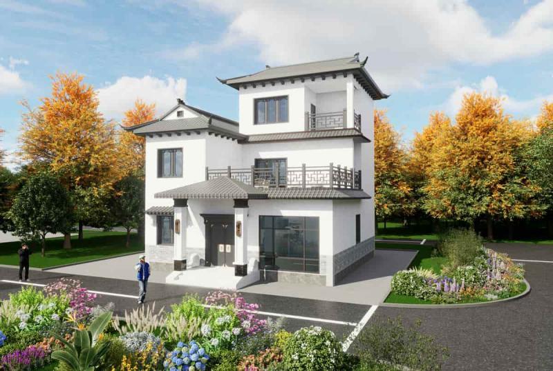 江西省南昌市农村住房设计图集[238㎡户型]6452 帖子ID:9609-木图网-木结构之家 www.woodpic.cn
