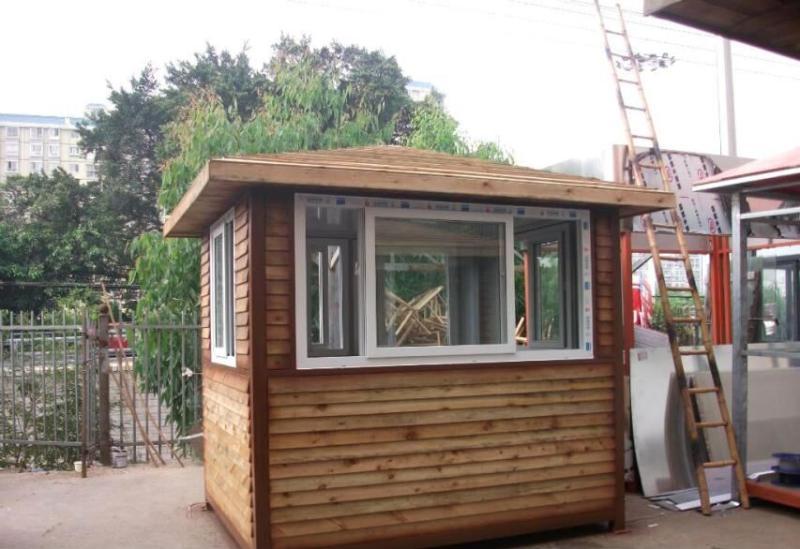 防腐木尖顶保安亭9580 帖子ID:991-木图网-木结构之家 www.woodpic.cn