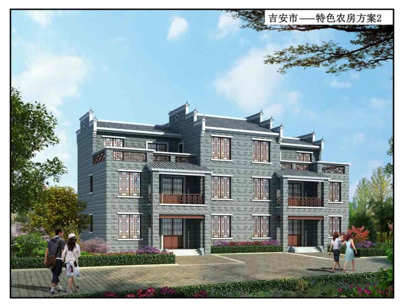 江西省吉安市特色农房方案25572 帖子ID:9986-木图网-木结构之家 www.woodpic.cn