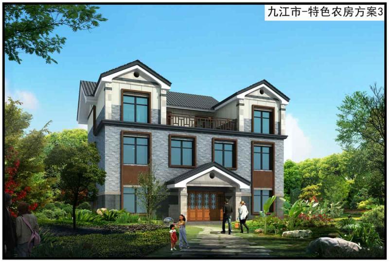 江西省九江市特色农房方案34589 帖子ID:9992-木图网-木结构之家 www.woodpic.cn