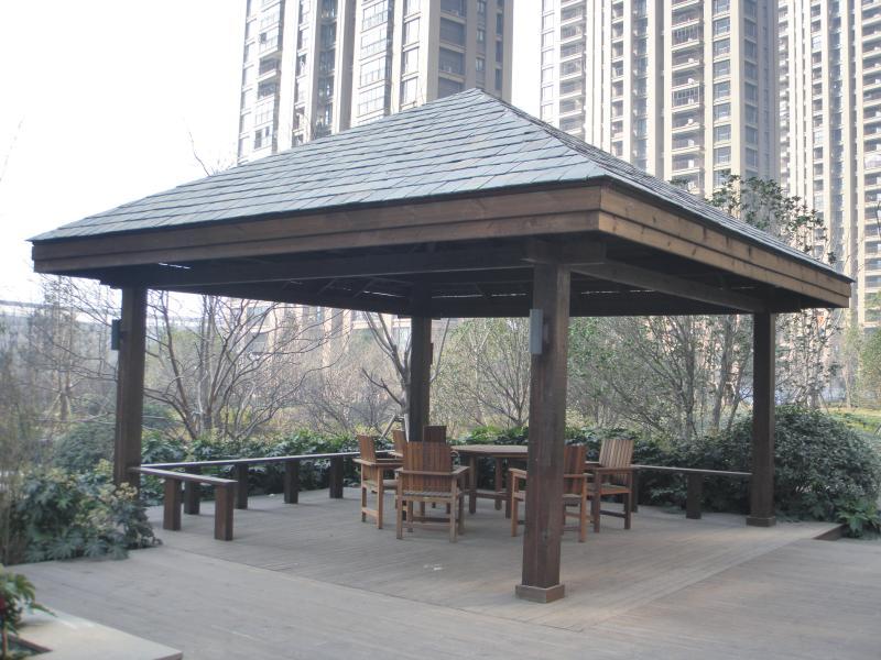 防腐木四角欧文斯科瓦凉亭8104 帖子ID:1004-木图网-木结构之家 www.woodpic.cn