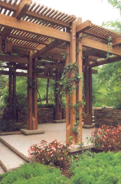 木花架欣赏二零零五五三5853 帖子ID:1312-木图网-木结构之家 www.woodpic.cn