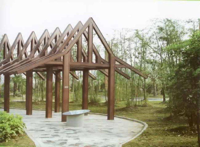 木花架欣赏二零零五四九7388 帖子ID:1308-木图网-木结构之家 www.woodpic.cn