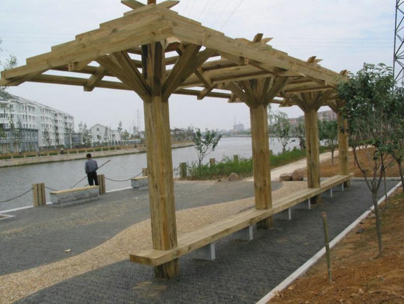 木花架欣赏二零零五五一8210 帖子ID:1310-木图网-木结构之家 www.woodpic.cn
