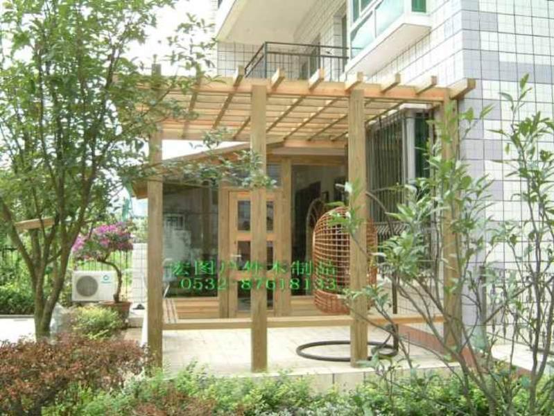 木花架欣赏二零零五五一5874 帖子ID:1310-木图网-木结构之家 www.woodpic.cn