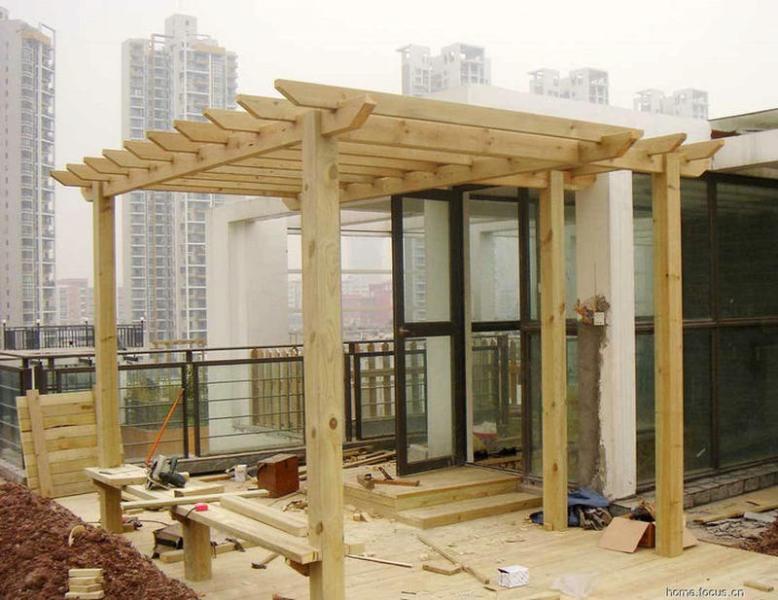 木花架欣赏二零零五六九2778 帖子ID:1328-木图网-木结构之家 www.woodpic.cn