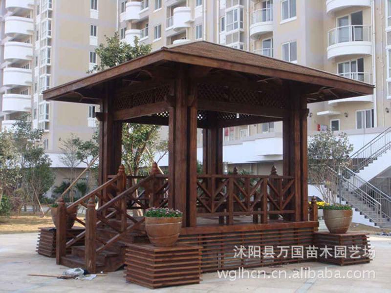 防腐木凉亭二零零五二六5185 帖子ID:1391-木图网-木结构之家 www.woodpic.cn