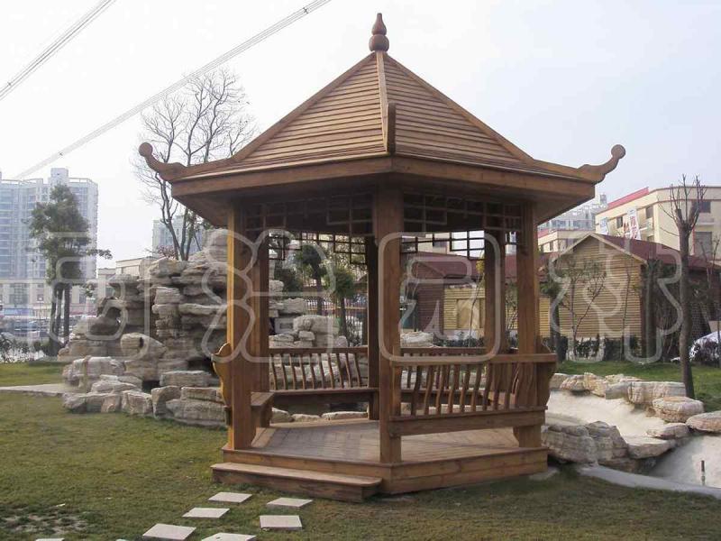 防腐木凉亭二零零五二七1800 帖子ID:1392-木图网-木结构之家 www.woodpic.cn