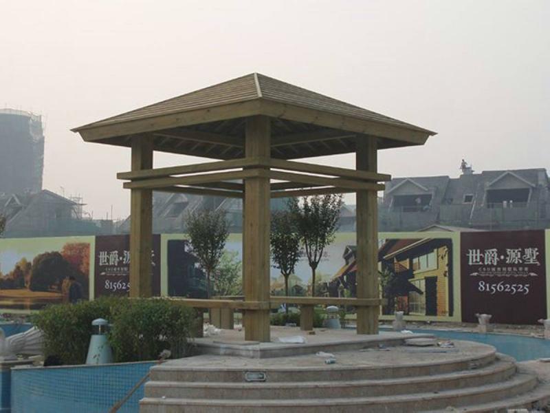 防腐木凉亭二零零五三一1179 帖子ID:1396-木图网-木结构之家 www.woodpic.cn