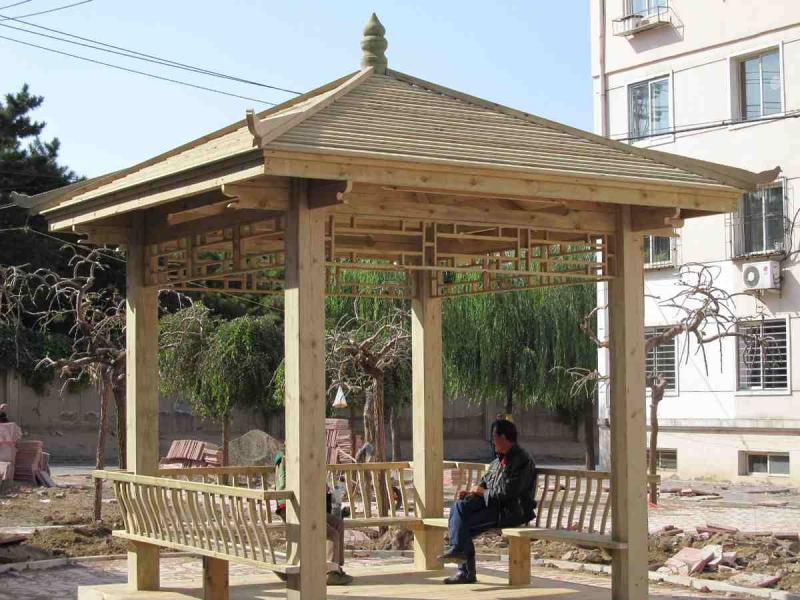 防腐木凉亭二零零五二五4896 帖子ID:1390-木图网-木结构之家 www.woodpic.cn