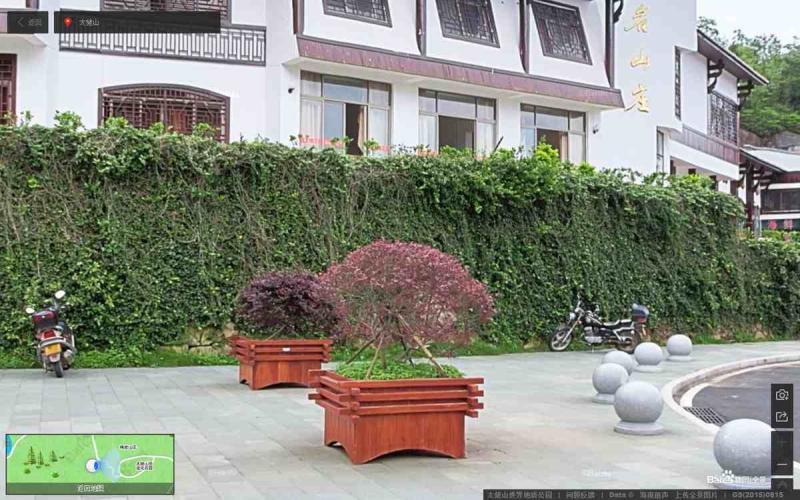 福建省宁德市福鼎太姥山旅游区防腐木花箱6797 帖子ID:1475-木图网-木结构之家 www.woodpic.cn
