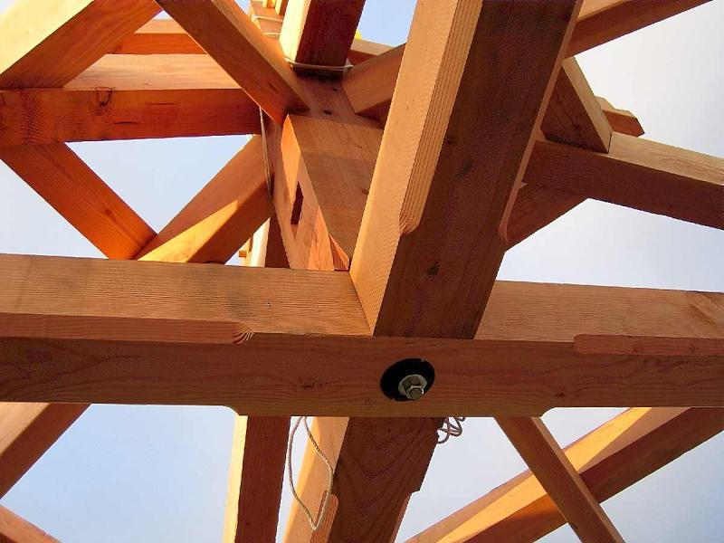 国外木结构凉亭施工过程9245 帖子ID:1533-木图网-木结构之家 www.woodpic.cn