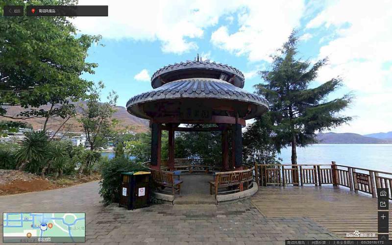 云南省大理市双廊镇南诏风情岛户外防腐木亭8493 帖子ID:1620-木图网-木结构之家 www.woodpic.cn