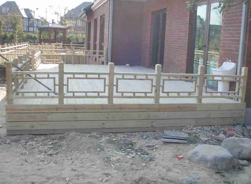 防腐木栏杆欣赏十四2558 帖子ID:1727-木图网-木结构之家 www.woodpic.cn