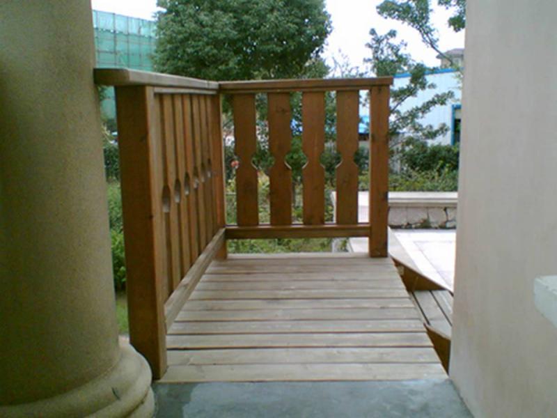 防腐木栏杆欣赏八2889 帖子ID:1721-木图网-木结构之家 www.woodpic.cn