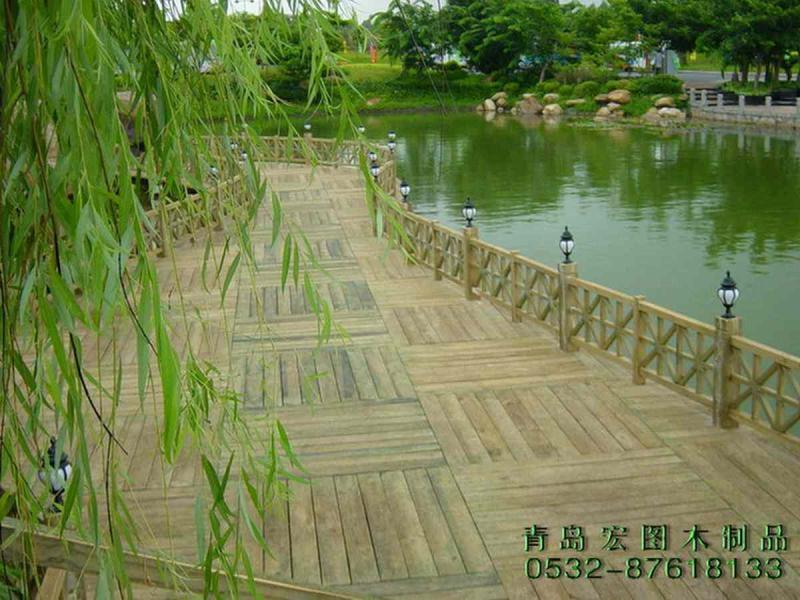 防腐木栏杆欣赏二十四4446 帖子ID:1737-木图网-木结构之家 www.woodpic.cn