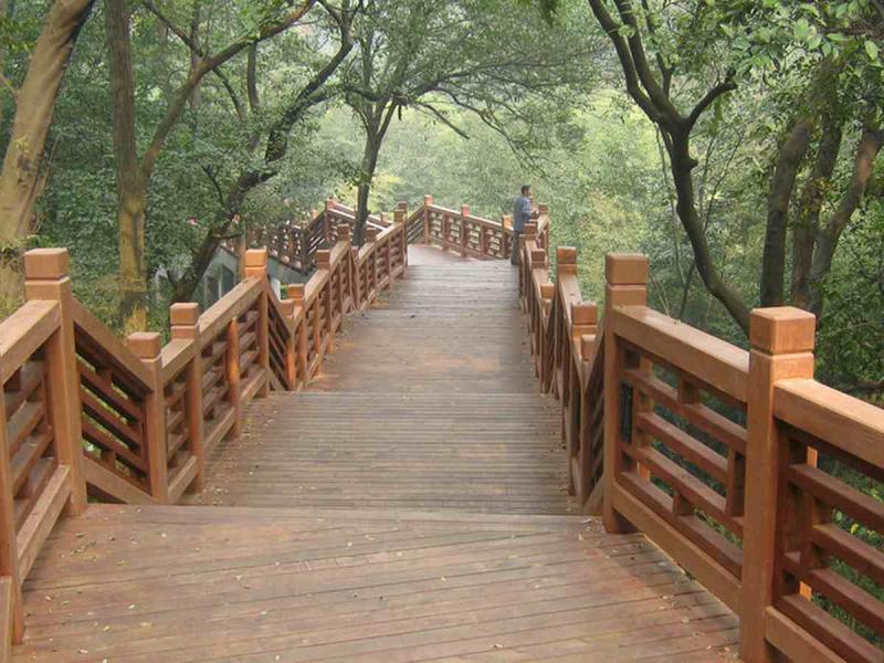 防腐木栏杆欣赏二十五1711 帖子ID:1738-木图网-木结构之家 www.woodpic.cn