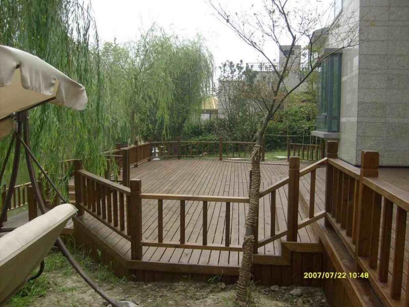 防腐木栏杆欣赏十八9831 帖子ID:1731-木图网-木结构之家 www.woodpic.cn