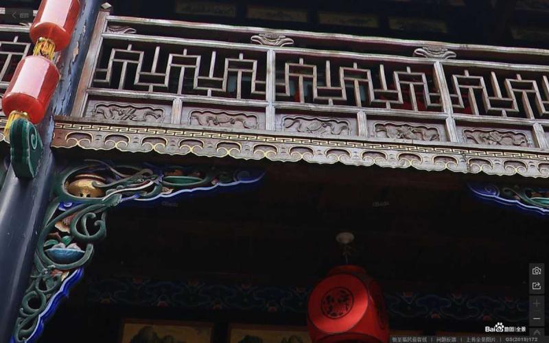 山西省晋中市平遥古城景区恒圣福民俗客栈栏杆1008 帖子ID:1780-木图网-木结构之家 www.woodpic.cn