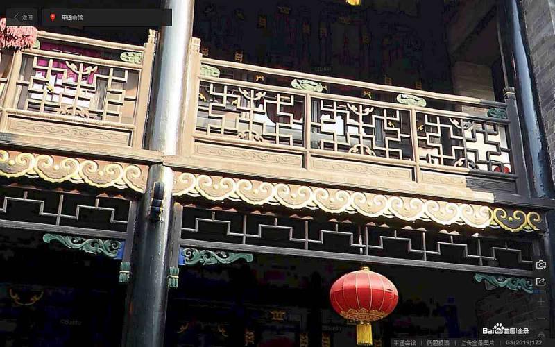 山西省晋中市平遥古城景区平遥会馆木结构栏杆6001 帖子ID:1781-木图网-木结构之家 www.woodpic.cn