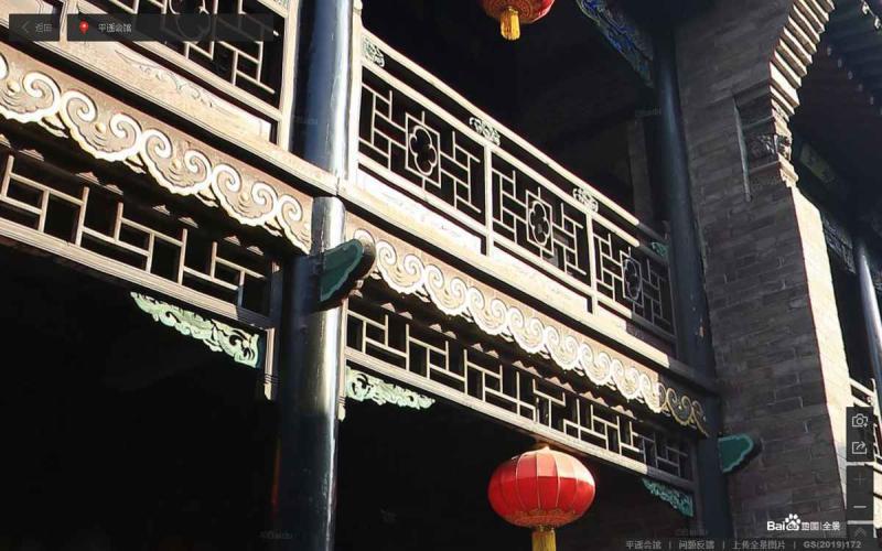 山西省晋中市平遥古城景区平遥会馆木结构栏杆981 帖子ID:1781-木图网-木结构之家 www.woodpic.cn