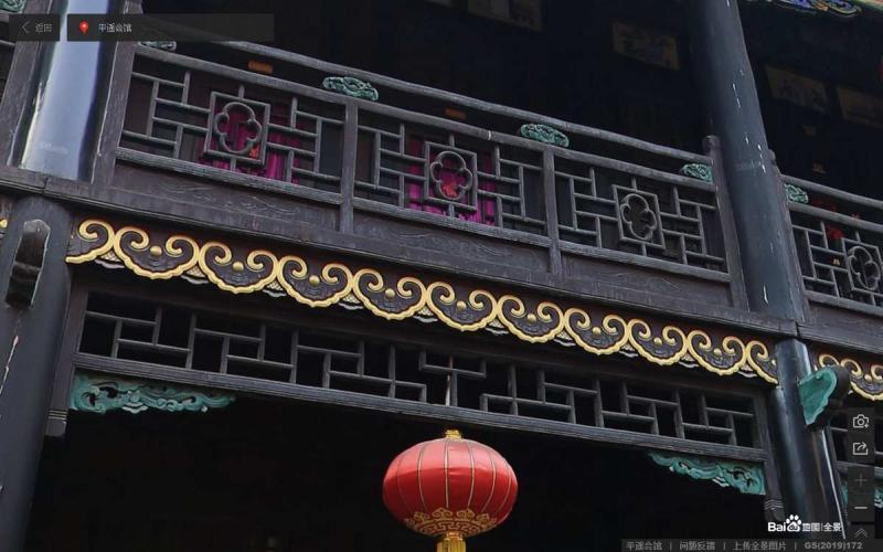 山西省晋中市平遥古城景区平遥会馆木结构栏杆9131 帖子ID:1781-木图网-木结构之家 www.woodpic.cn